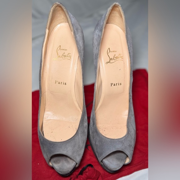 Christian Louboutin Shoes - Christian Louboutin Gray Women's Shoes